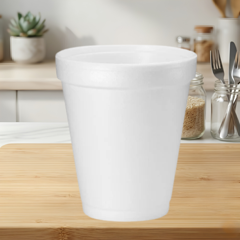 10 OZ. DART WHITE FOAM CUP 10J10