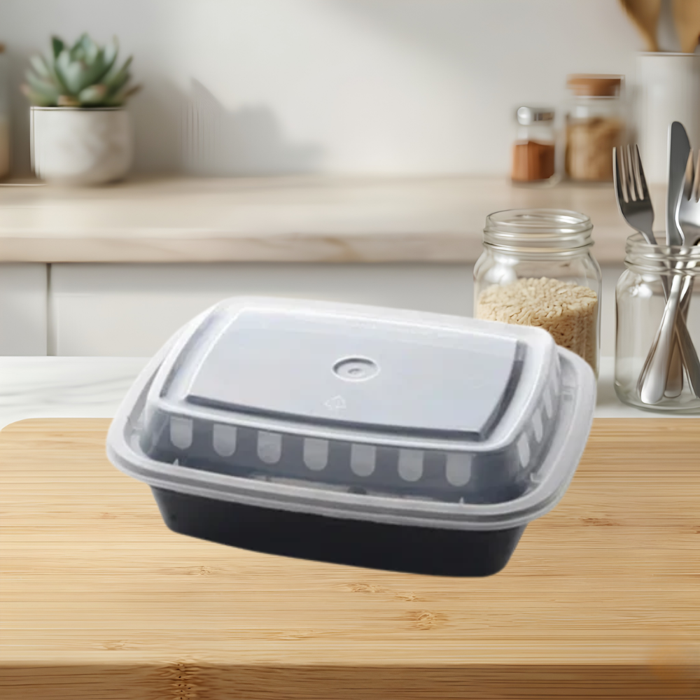 12 OZ RECTANGLE MICROWAVEABLE CONTAINERS COMBO PACK
