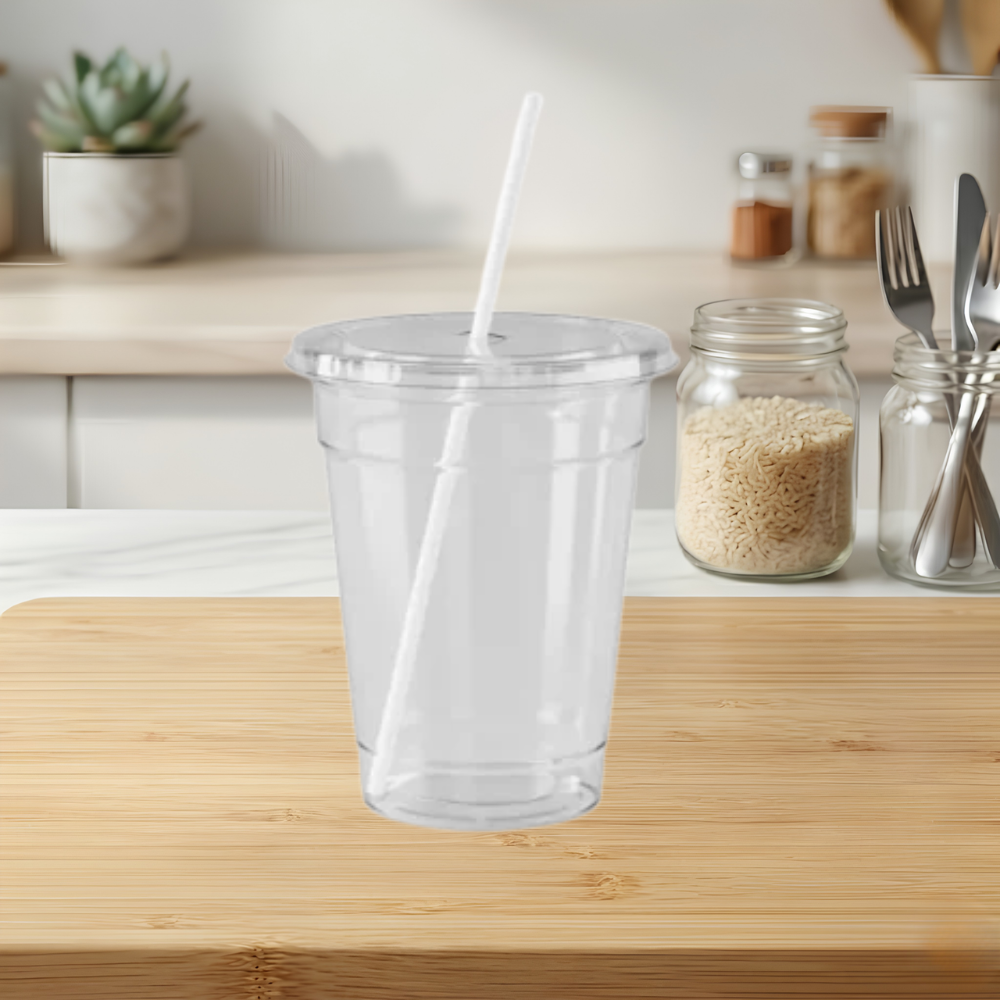 16 OZ CLEAR PLASTIC PET COLD CUPS