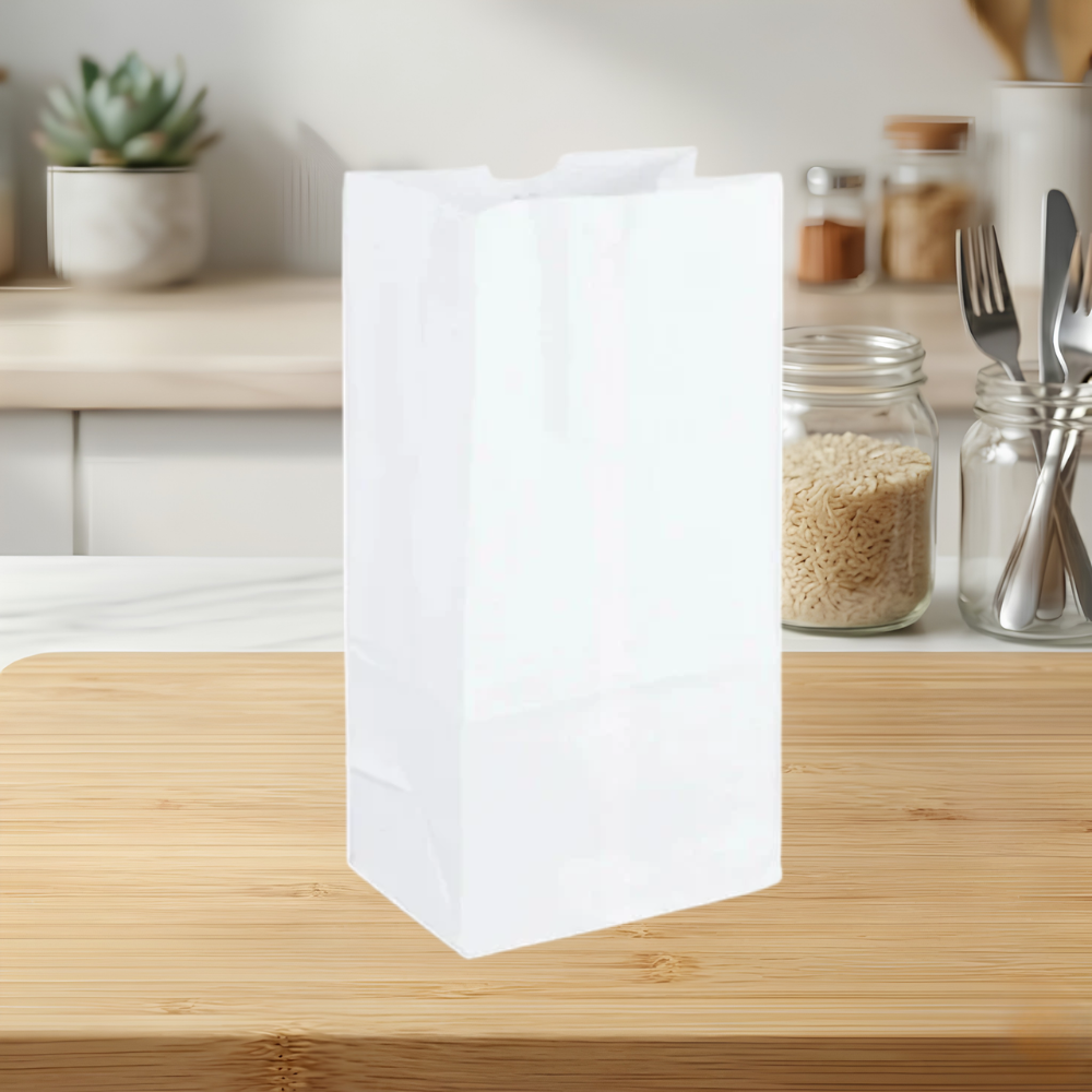 20LB WHITE DURO PAPER BAG