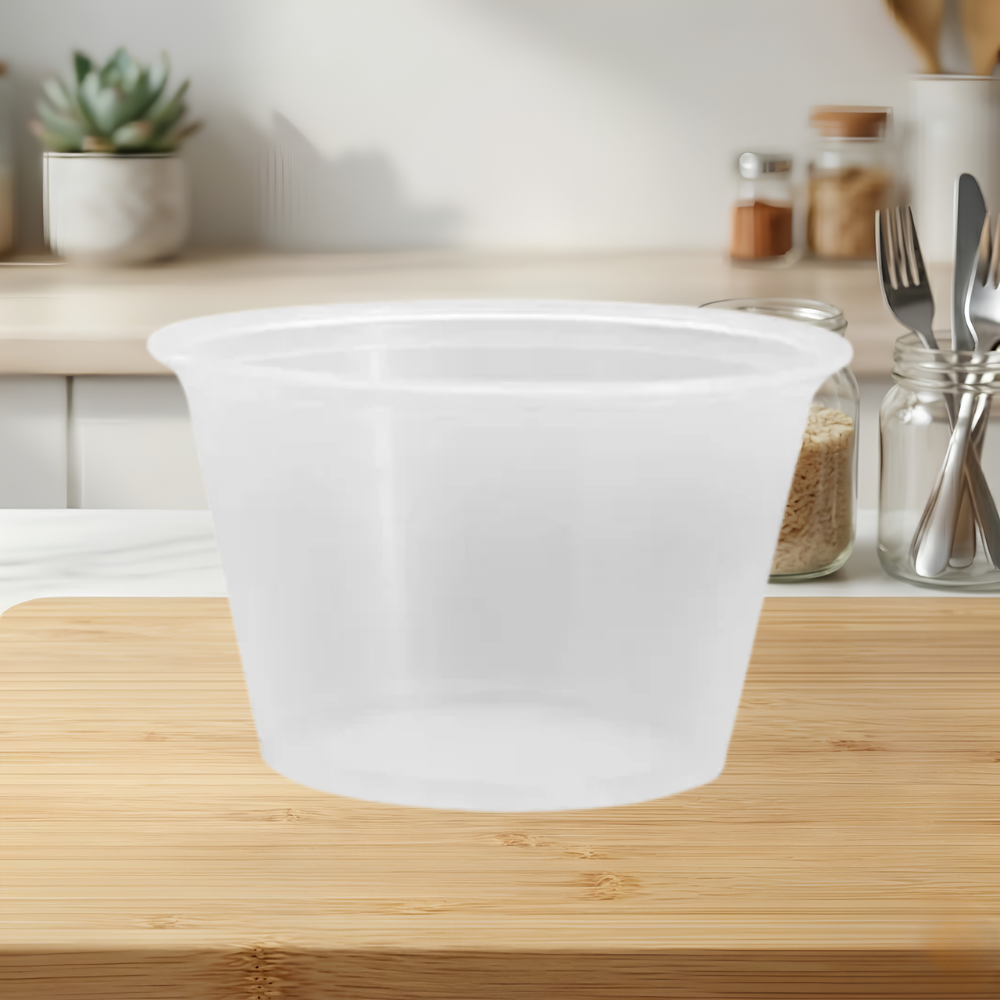 3.25 OZ CLEAR PLASTIC SOUFFLE CUPS