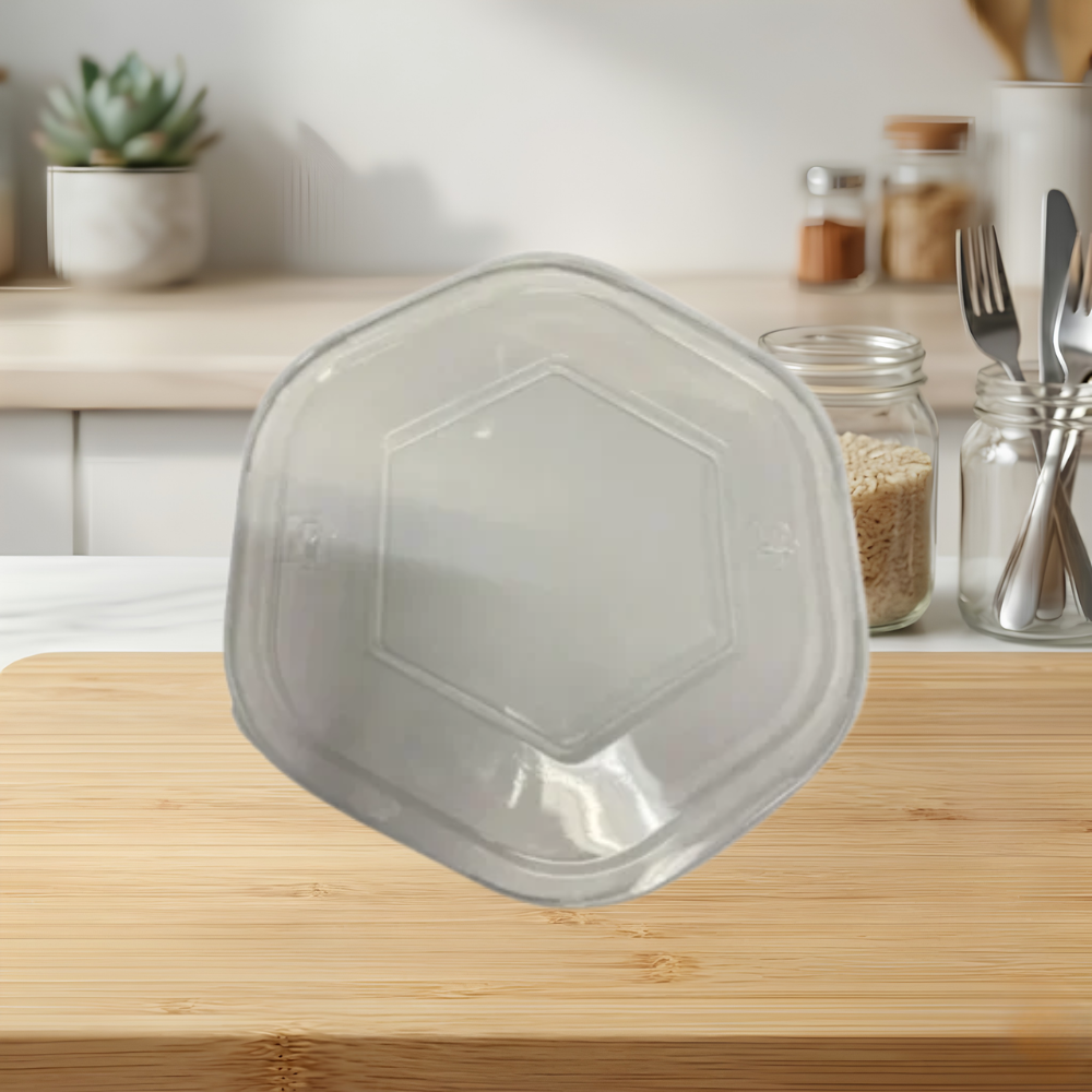 38 OZ HEXAGON PLASTIC LIDS