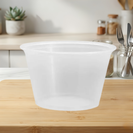 4 OZ CLEAR PLASTIC SOUFFLE CUPS