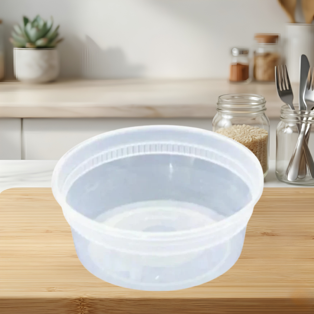 8 OZ DELI CONTAINERS POLYPROPYLENE