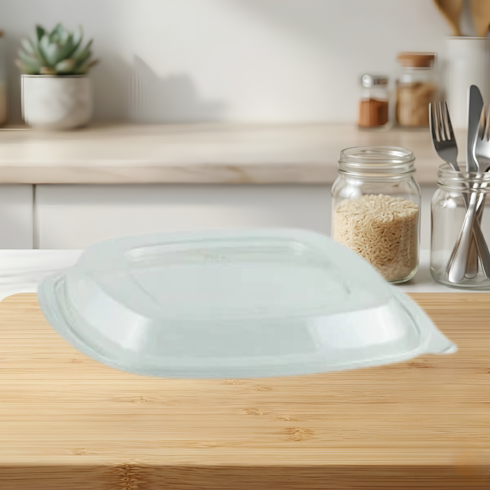 ANCHOR CRYSTAL CLASSICS SALAD BOWL CLEAR 8″ SQUARE LID CP800