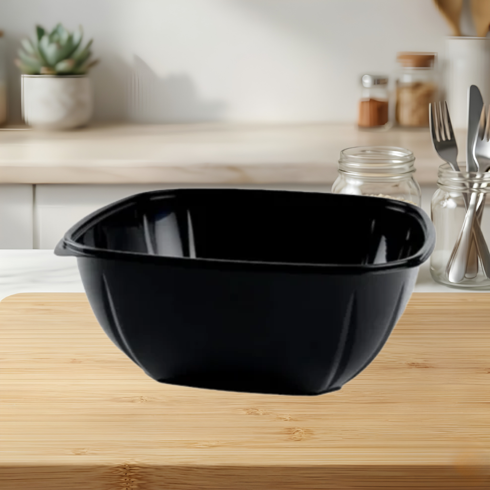 SUPER BOWL 160 OZ XL BOWL BLACK – 50CT