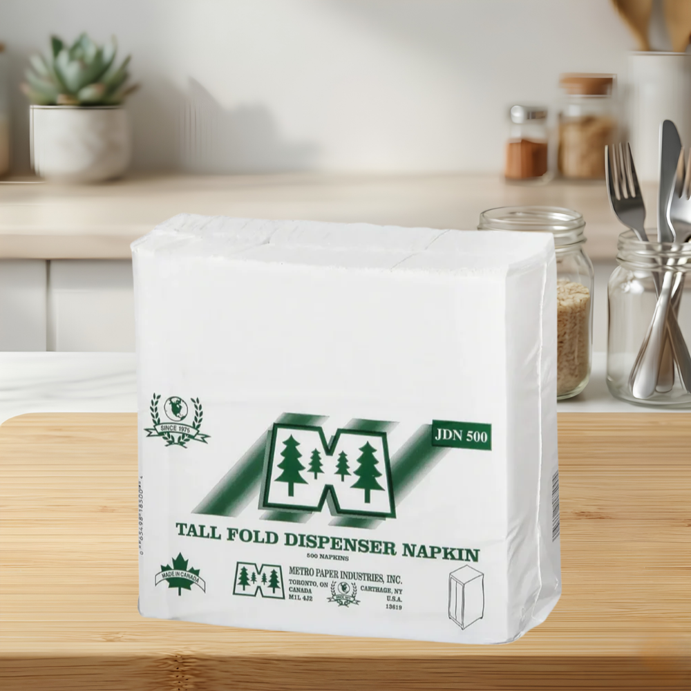 TALLFOLD DISPENSER NAPKINS WHITE